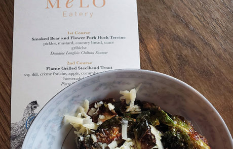 Calgary Restaurant Melo French Duncan Ly Brussels sprouts cheese