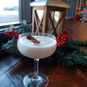 Eau Claire Distillery's Gingerbread Rummy cocktail Savour Calgary Christmas Cocktail Roundup