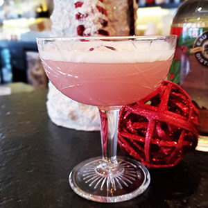 Midtown Kitchen's Santa's Little Helper cocktail Savour Calgary Christmas Cocktail Roundup
