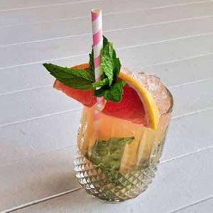 Waalflower's Roasted grapefruit mojito mocktail