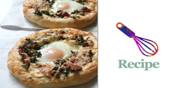 Bacon and Egg Breakfast Pizza