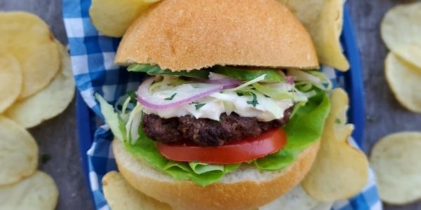 beef shawarma burger