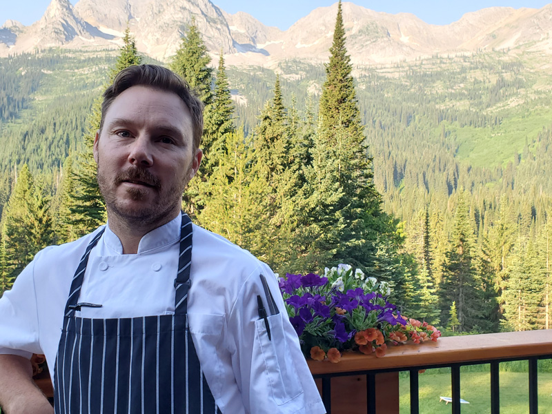 Island Lake Lodge chef Mark Butcher