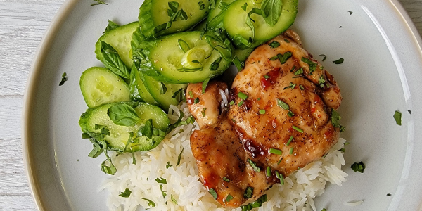 sweet chili chicken thighs