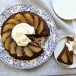 upside down pear gingerbraed