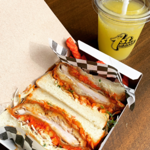 Flamin’ Cheeto Chicken Sando Flamin’ Cheeto Chicken Sando