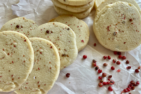Pink Peppercorn Shortbread