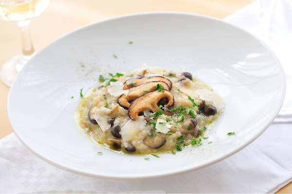 mushroom risotto