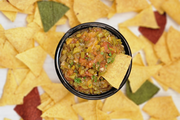 tomato green chile salsa