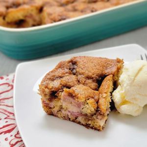 lunar rhubarb cake