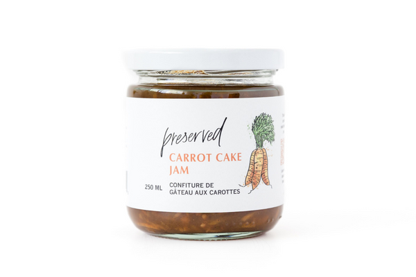 preserved carrot cake jam