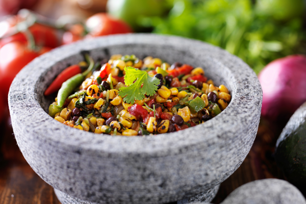 corn and black bean salsa