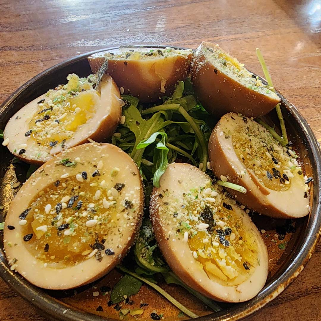 Brazen Banff's ramen eggs