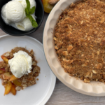peach crumble