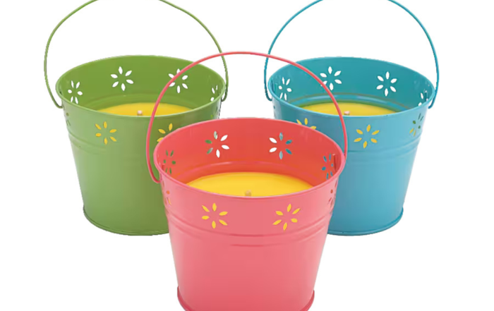 Ambia Citronella Mosquito/Insect Repellent Candle Bucket