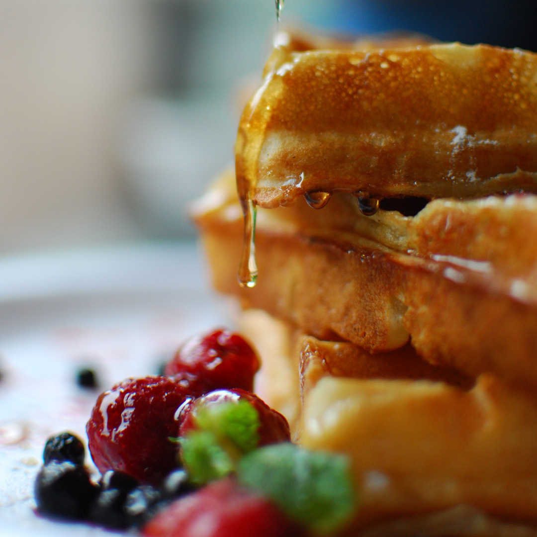 sourdough red fife waffles