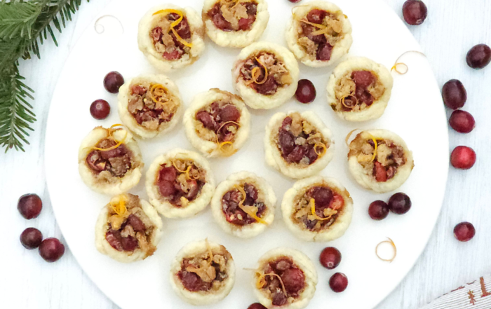 cranberry walnut tassies