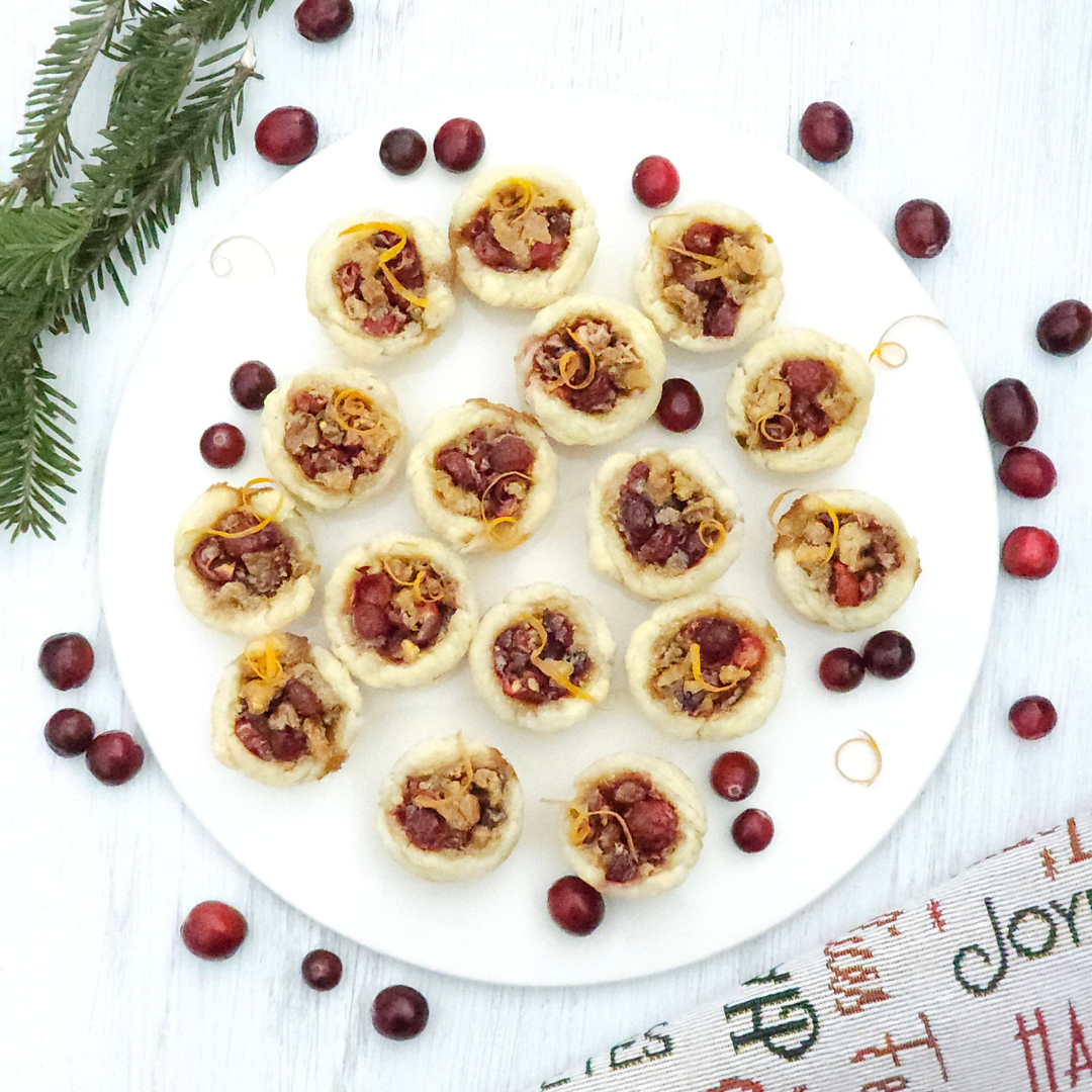 cranberry walnut tassies