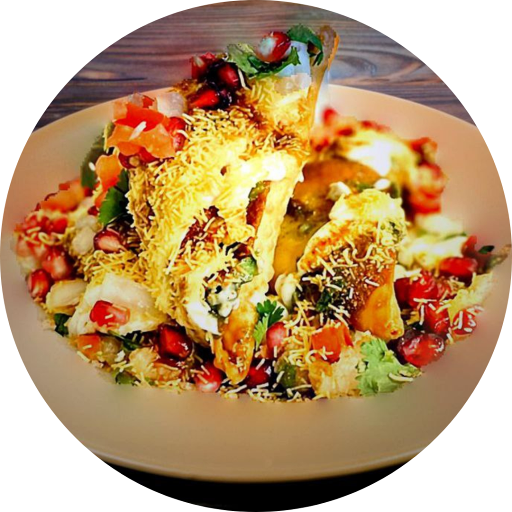 Crunchy Samosa Chaat