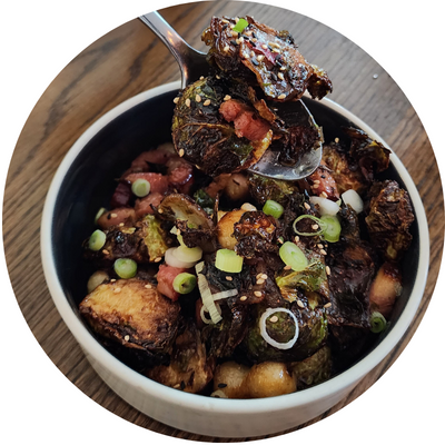 Brussels Sprouts from Roy's Korean Kitchen