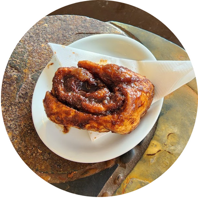 Cinnamon Bun from Home Ground in Okotoks