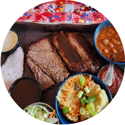 Brisket from Traylor Parker's Real Texas BBQ