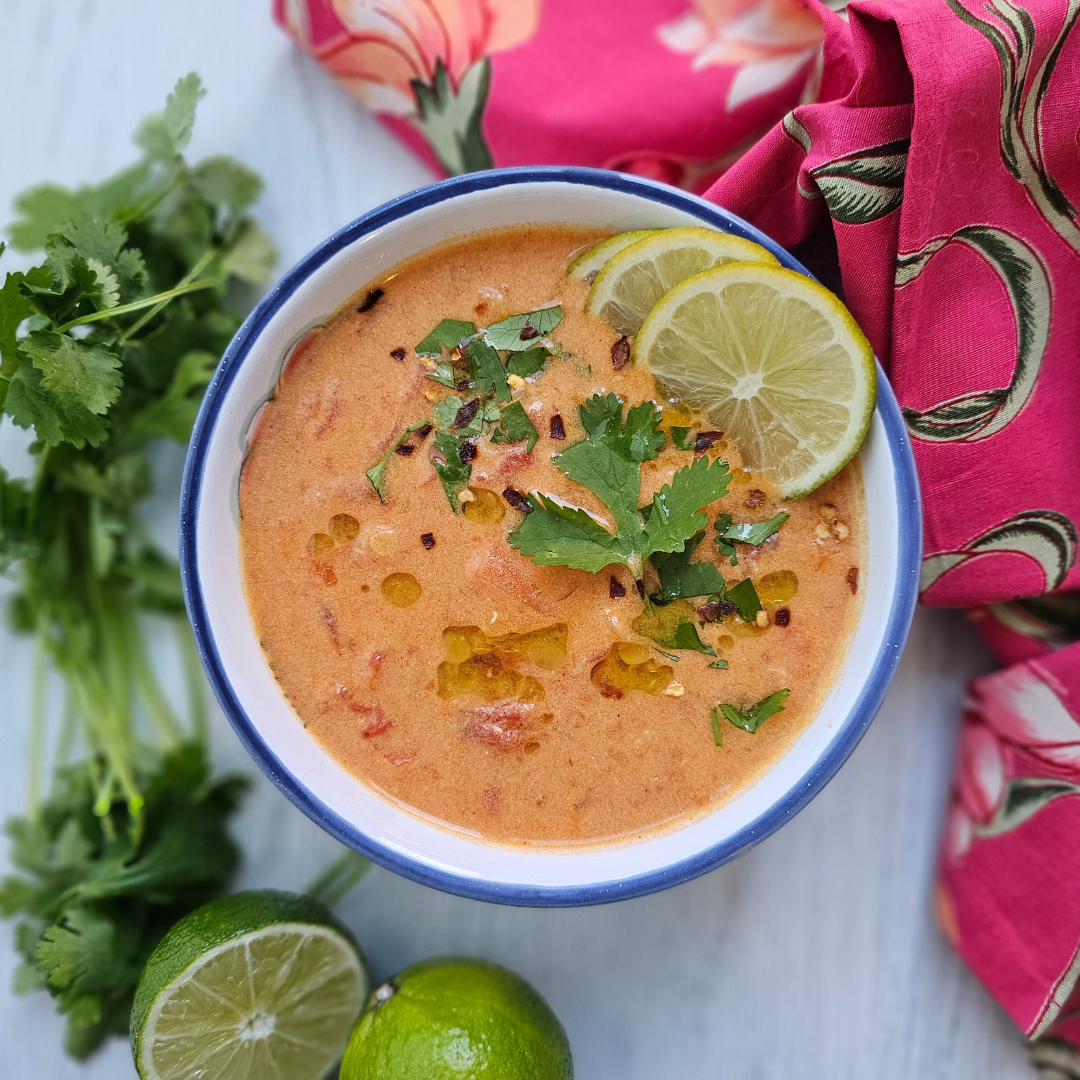Red Lentil, Carrot and Coconut Soup