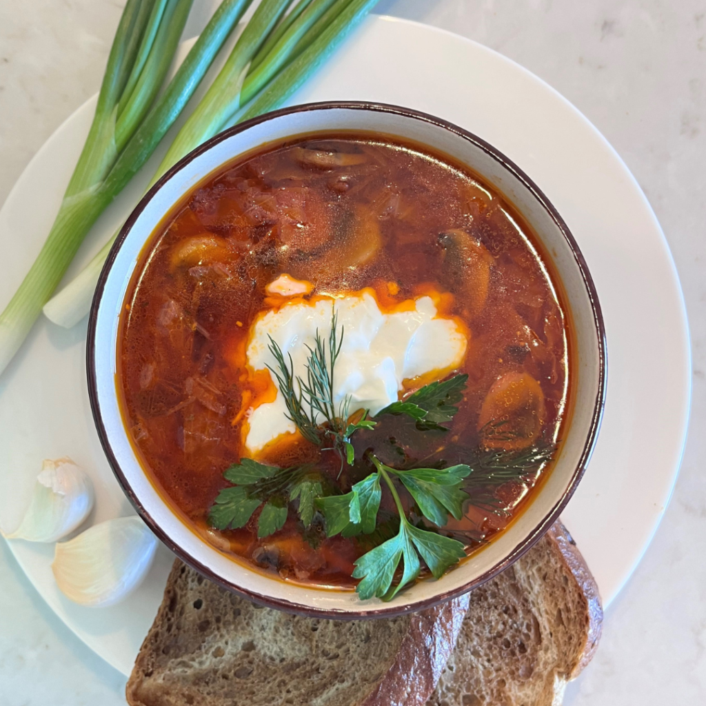 mushroom borscht by Natalia Bozhok mushroom borscht by Natalia Bozhok