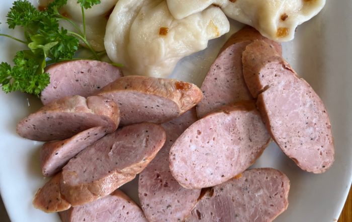 kielbasa from heritage bakery and deli