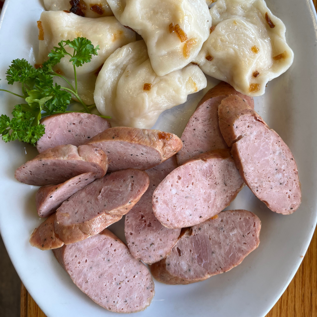 kielbasa from heritage bakery and deli