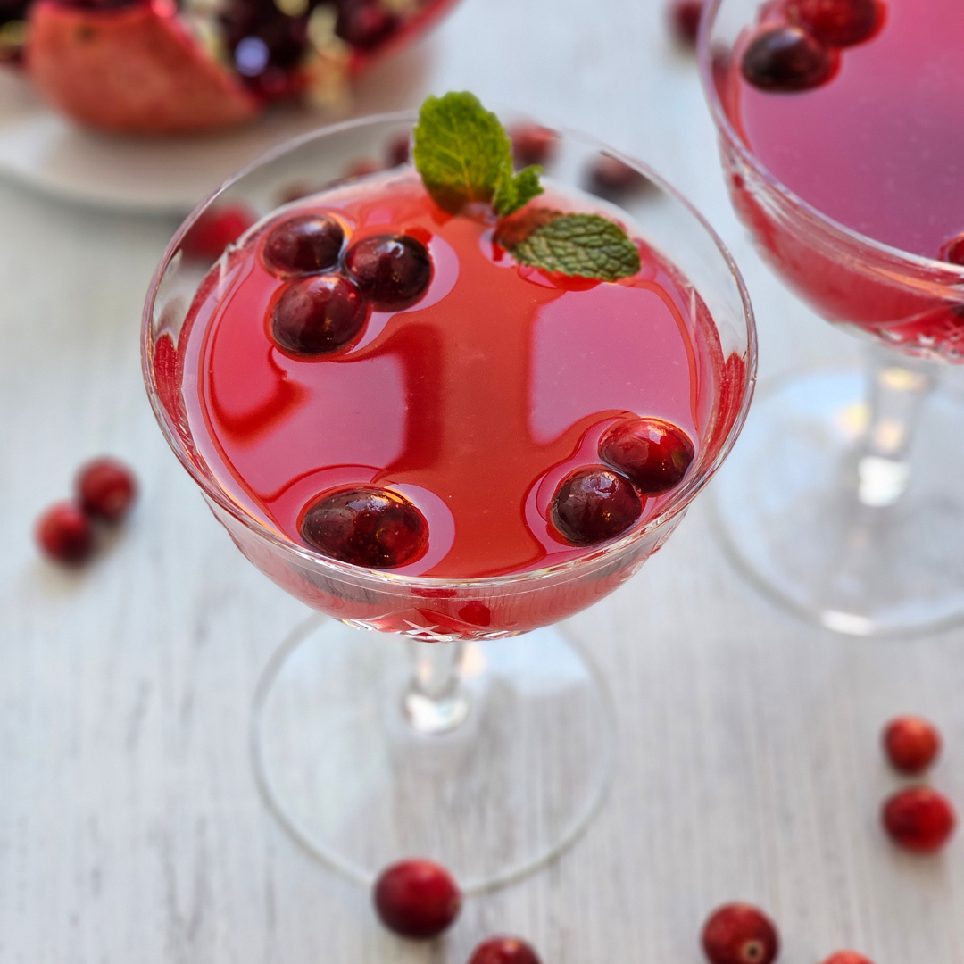 cranberry lime spritz