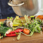 Seared Rainbow Trout Wrapped in Sautéed Greens