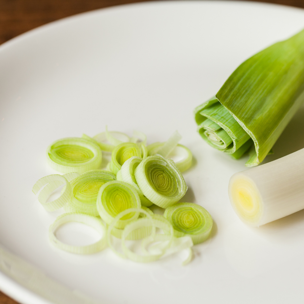 cut leeks cut leeks