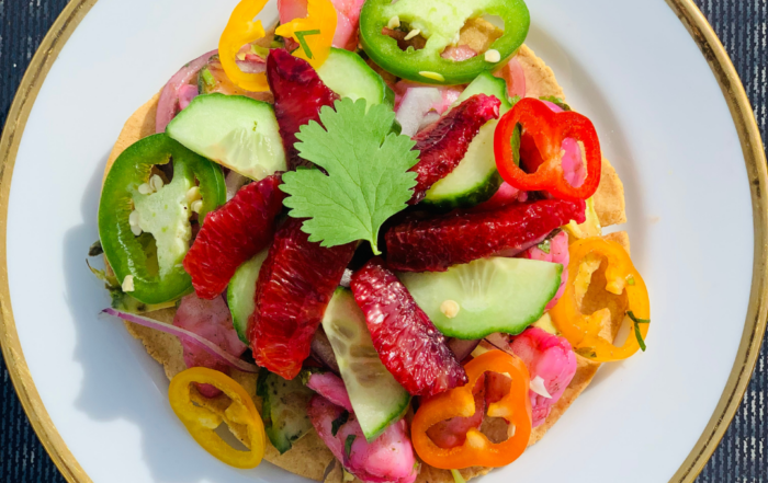 orange aguachile