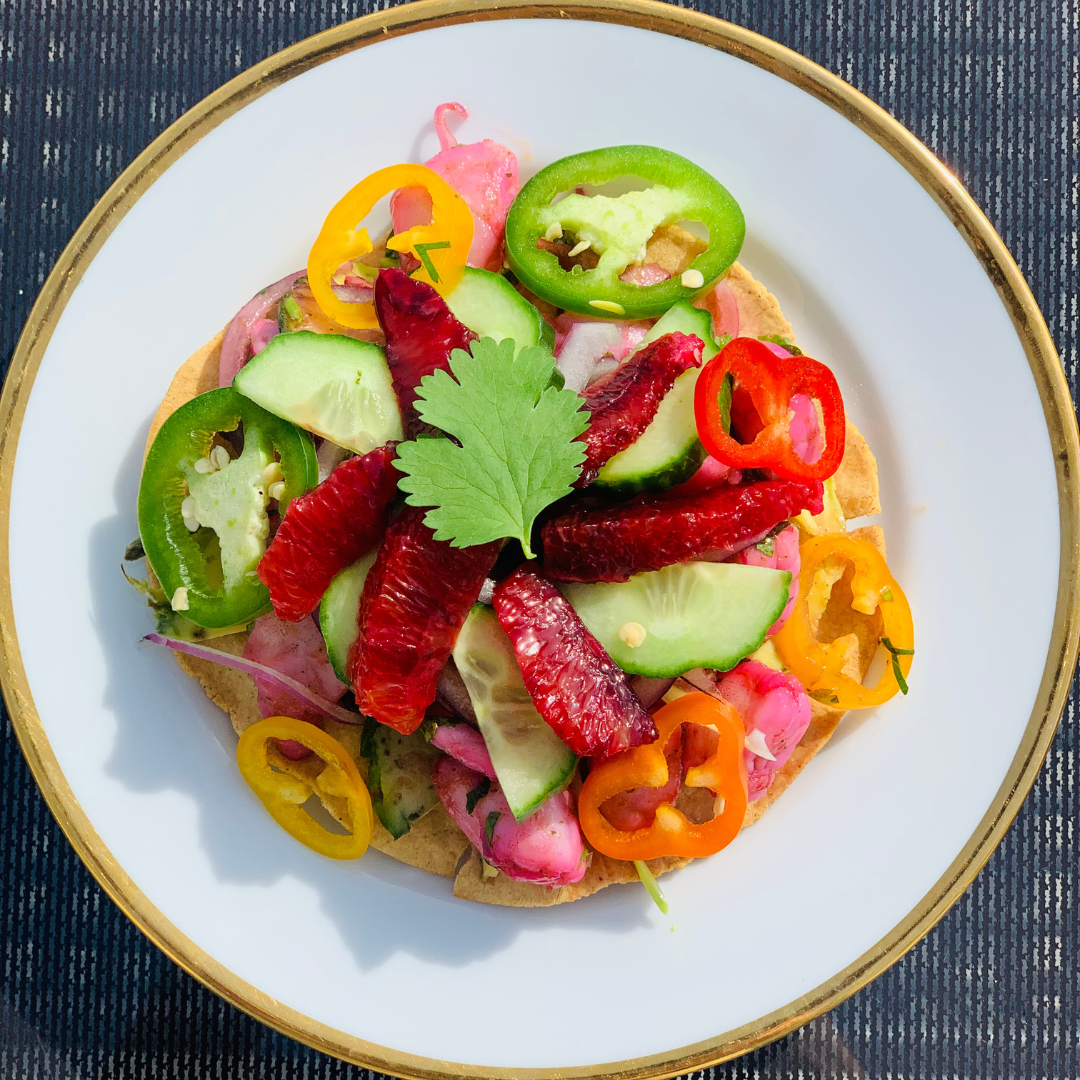 orange aguachile