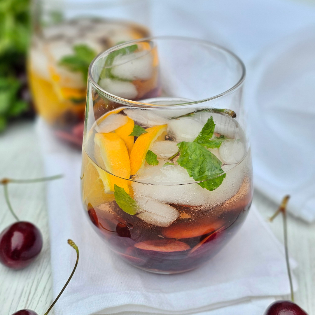 Cherry Rosé Elderflower Sangria