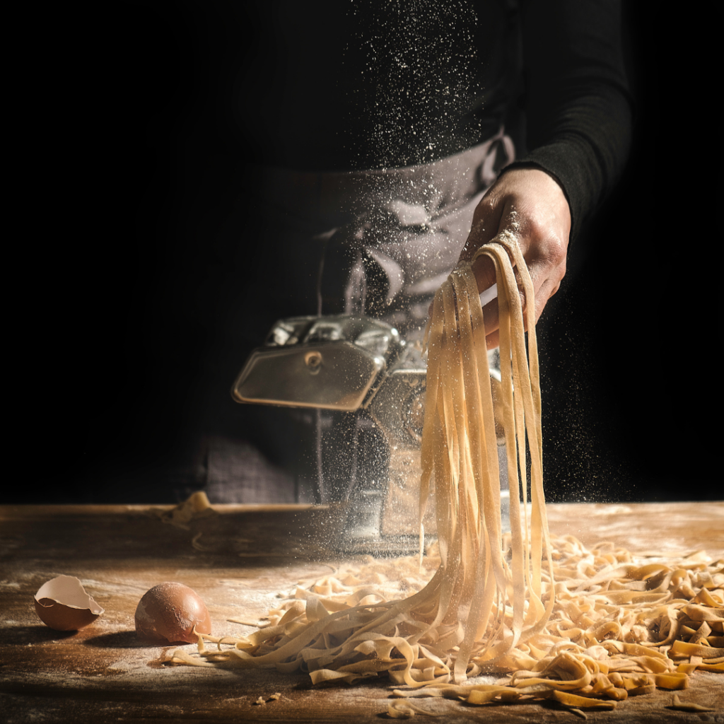 making pasta making pasta