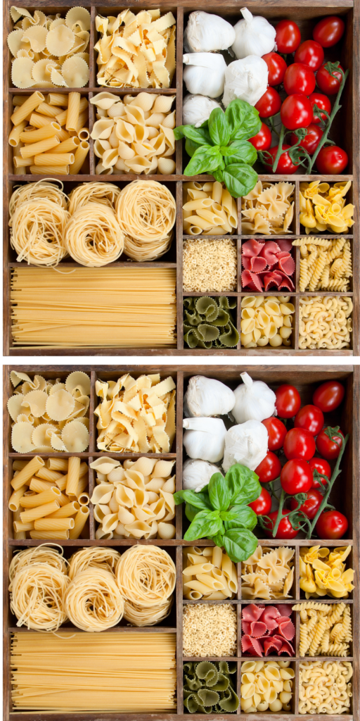 PASTA SHAPES PASTA SHAPES