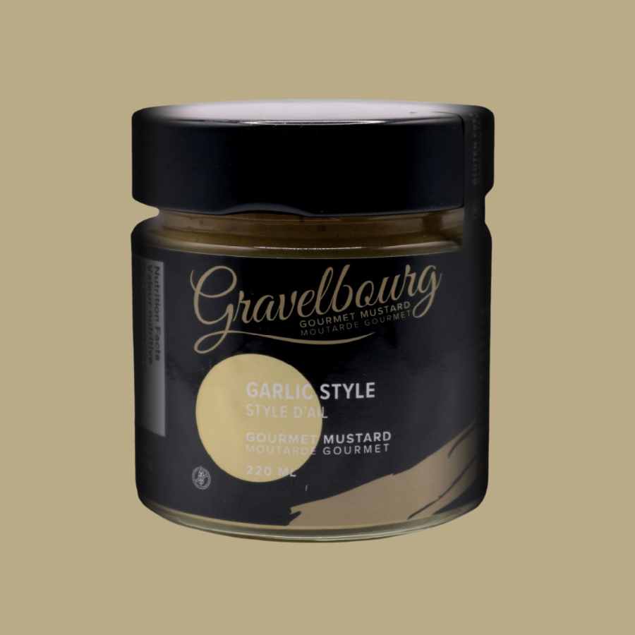Garlic style gourmet mustard Garlic style gourmet mustard