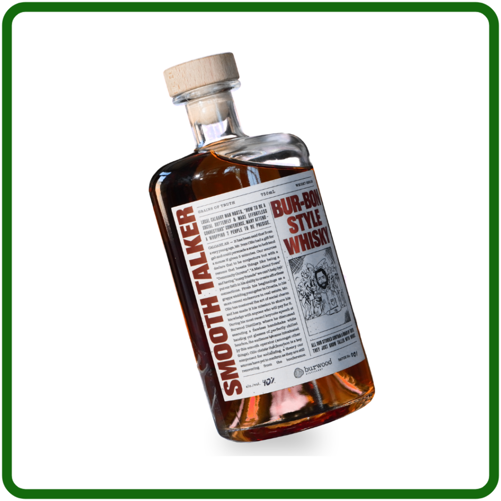smooth talker bur-bon whisky by burwood distillery smooth talker bur-bon whisky by burwood distillery