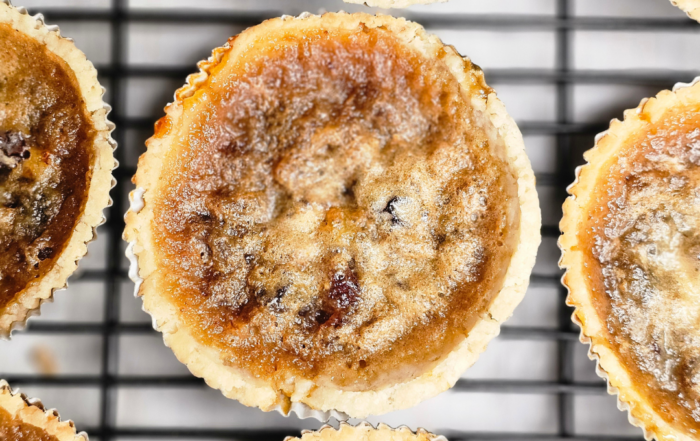 Boozy butter tarts