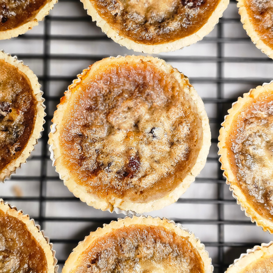 Boozy butter tarts