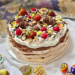 Chocolate Easter Meringue Torte