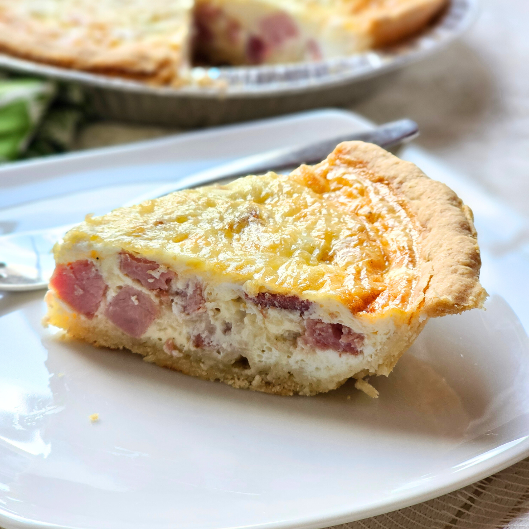 Ham and cheese quiche