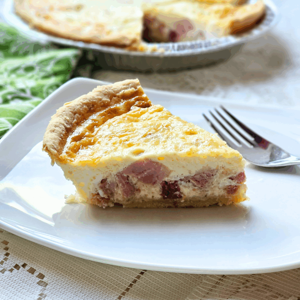 Ham and cheese quiche Ham and cheese quiche