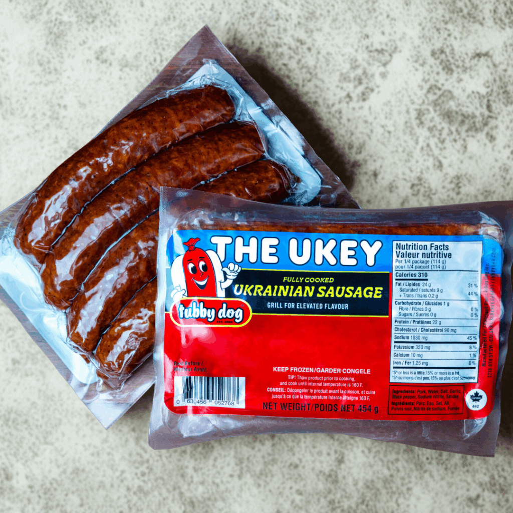 Tubby's The UKey sausages