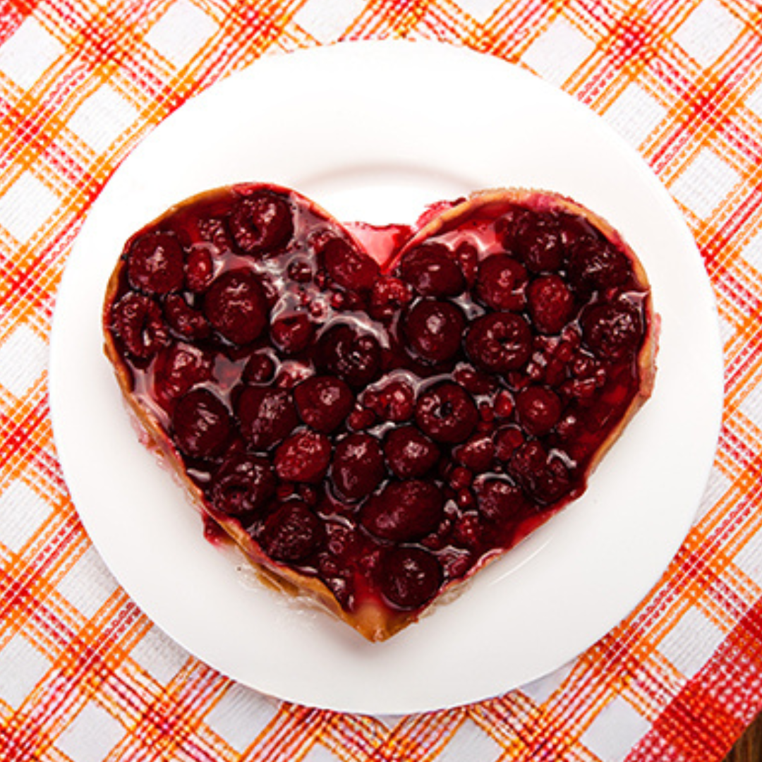 Heart shaped pie