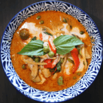 thai red curry by chef sawanya sousa of Thai Siam restaurant