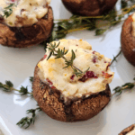 cranberry stuffed mushrooms