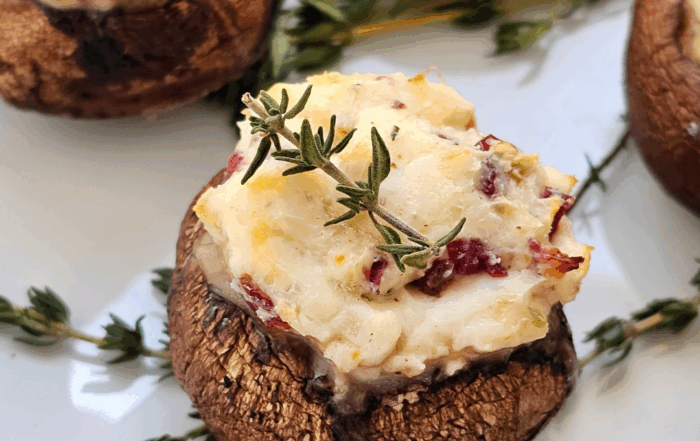 cranberry stuffed mushrooms